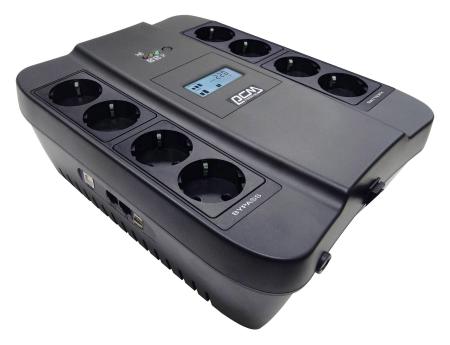 Источники бесперебойного питания Powercom Spider SPD-550U LCD USB [SPD-550U LCD USB]