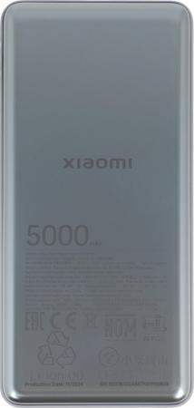 Портативные зарядные устройства Xiaomi Ultra Slim Power Bank PB0520MI 5000mAh (международная версия) [BHR9535GL, 6941812780299]