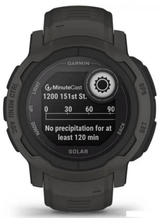 Умные часы и браслеты Garmin Fenix E 47мм (серая сталь, черный силиконовый ремешок) [010-03025-01]