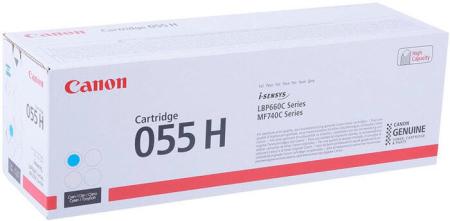 Картриджи для принтеров и МФУ Canon 055H Cyan [3019C002]