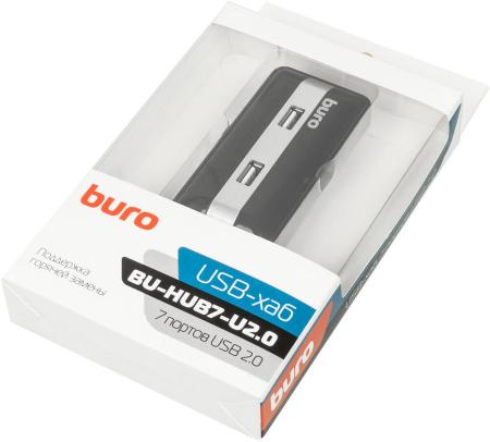 USB-хабы и док-станции Buro BU-HUB7-U2.0 [389738]