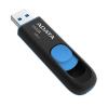 USB Flash ADATA DashDrive UV128 64GB (черный/синий) [AUV128-64G-RBE]