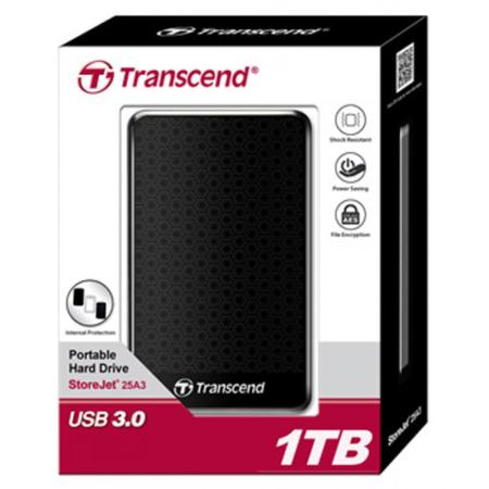 Внешние накопители Transcend StoreJet 25A3 2TB Black (TS2TSJ25A3K)