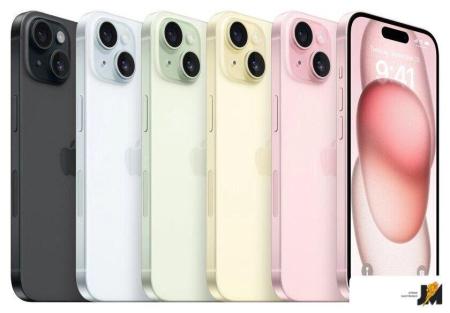 Мобильные телефоны Apple iPhone 15 128GB (черный) [MTP03HX/A, MTP03HN/A, MTP03ZP/A]