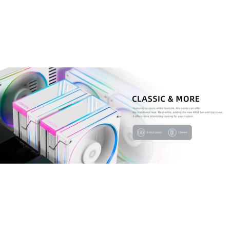 Системы охлаждения ID-Cooling Frozn A620 ARGB White [FROZN A620 ARGB WHITE]