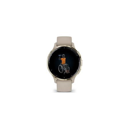 Умные часы и браслеты Garmin Venu 3S (френч-грей, с силиконовым ремешком) [010-02785-02]