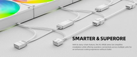 Системы охлаждения ID-Cooling AS-120-ARGB-W Trio [AS-120-ARGB-W TRIO]