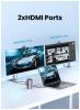 USB-хабы и док-станции Ugreen USB C Triple Display Docking Station 12-in-1 90325 [90325]