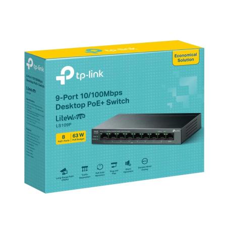 Коммутаторы TP-Link LiteWave LS109P V1 [LS109P]