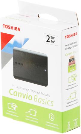 Внешние накопители Toshiba Canvio Basics 2022 2TB HDTB520EK3AA [HDTB520EK3AA, HDTB520EKCAA, HDTB520YK3AA]