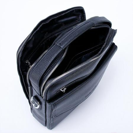 Женские и мужские сумки Poshete 249-8136-6-BLK (черный) [249-8136-6-BLK]