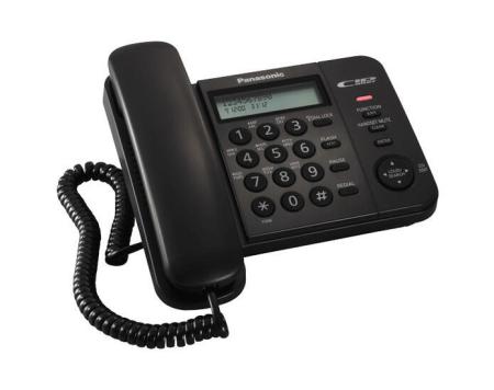 Проводные телефоны Panasonic KX-TS2356RUB (черный)