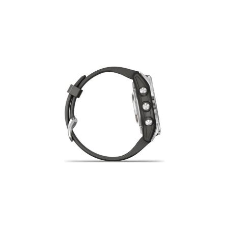 Умные часы и браслеты Garmin Fenix 7S Pro Solar (серебро/графит) [010-02776-01]