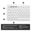 Клавиатуры Logitech Multi-Device K380 Bluetooth 920-009589 (белый) [920-009589]