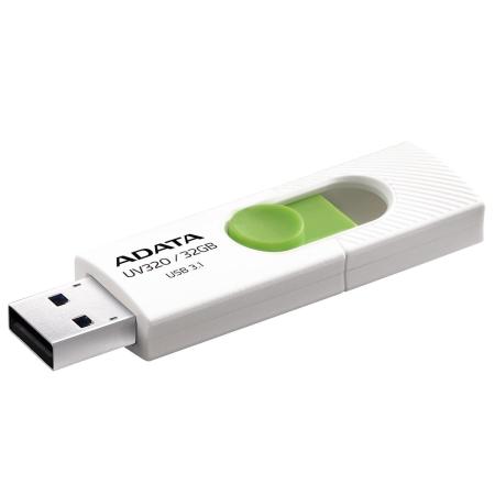 USB Flash ADATA UV320 32GB (белый/зеленый) [AUV320-32G-RWHGN]