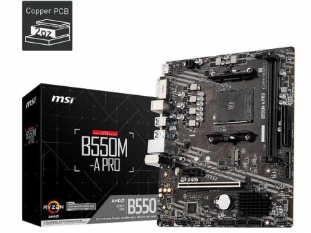 Материнские платы MSI B550M-A Pro