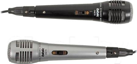 Микрофоны BBK CM215 (черный+серебристый)