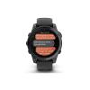 Умные часы и браслеты Garmin Fenix E 47мм (серая сталь, черный силиконовый ремешок) [010-03025-01]
