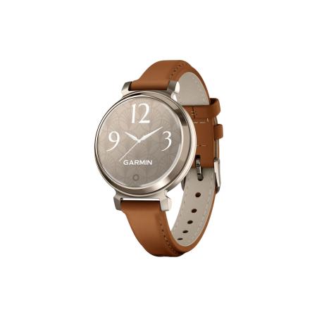 Умные часы и браслеты Garmin Lily 2 Classic (кремовое золото/коричневый) [010-02839-02]