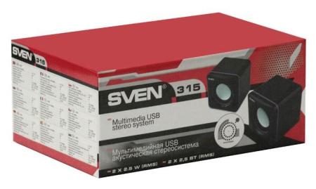 Мультимедиа акустика SVEN 315 [SV-0110315BK, 6438162001698, SV-014636]