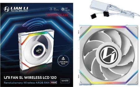 Системы охлаждения Lian Li Uni Fan SL 120 Wireless LCD Reverse G99.12RSLLCD1W1W.R0 [G99.12RSLLCD1W1W.R0]
