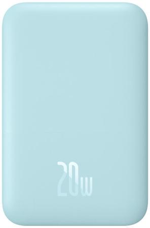 Портативные зарядные устройства Baseus Magnetic Wireless PPCX020003 6000mAh (голубой) [PPCX020003]