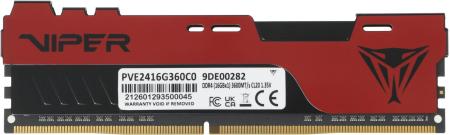 Оперативная память Patriot Viper Elite II 16GB PC4-28800 PVE2416G360C0 [PVE2416G360C0]