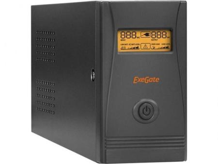 Источники бесперебойного питания ExeGate Power Smart ULB-850.LCD.AVR.2SH.RJ.USB EP285478RUS [EP285478RUS]