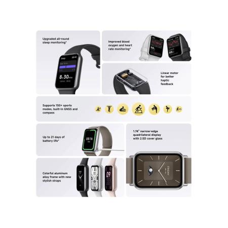 Умные часы и браслеты Xiaomi Smart Band 9 Pro M2401B1 (розовый, с розовым силиконовым ремешком, международная версия) [BHR8714GL]