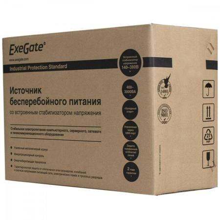 Источники бесперебойного питания ExeGate Power Back BNB-800.LED.AVR.EURO [EP212516RUS]