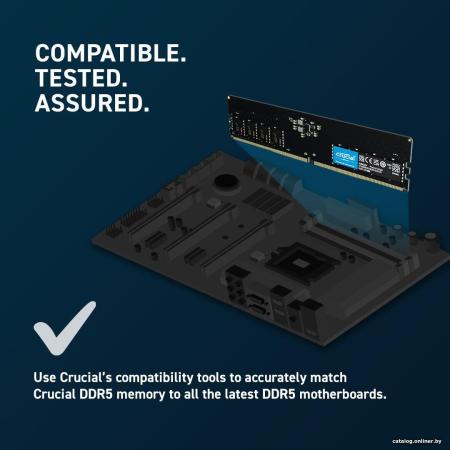 Оперативная память Crucial 16ГБ DDR5 5600 МГц CT16G56C46U5 [CT16G56C46U5]