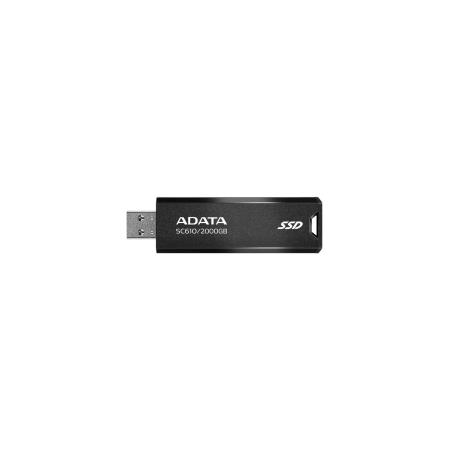 Внешние накопители ADATA SC610 2TB SC610-2000G-CBK/RD [SC610-2000G-CBK/RD]