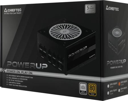 Блоки питания Chieftec Chieftronic PowerUp GPX-650FC [GPX-650FC]