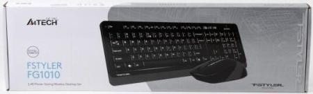 Наборы периферии A4Tech Fstyler FG1010 (черный/серый)