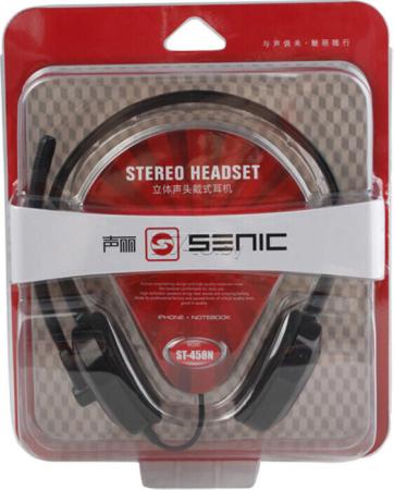 Наушники и гарнитуры Senicc ST-458N (черный) [ST-458N]