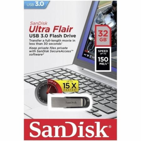 USB Flash SanDisk Cruzer Ultra Flair CZ73 32GB [SDCZ73-032G-G46] [SDCZ73-032G-G46]