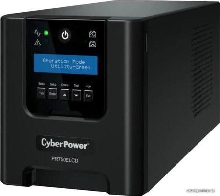 Источники бесперебойного питания CyberPower Professional Tower PR750ELCD [PR750ELCD]