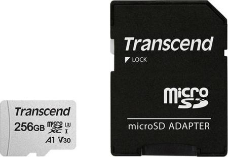 Карты памяти Transcend microSDXC 300S 256GB (с адаптером) [TS256GUSD300S-A]