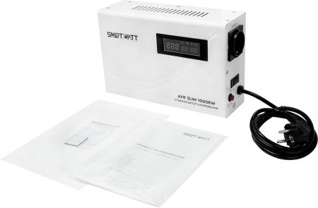 Стабилизаторы, сетевые фильтры, удлинители SmartWatt AVR SLIM 1000RW [4512020310001]