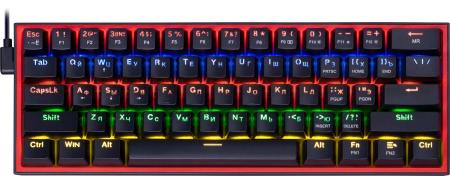 Клавиатуры Redragon Fizz (черный/красный) [70671]