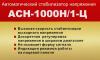 Стабилизаторы, сетевые фильтры, удлинители Ресанта Lux АСН-1000Н/1-Ц [63/6/14]