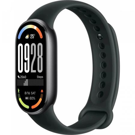 Умные часы и браслеты Xiaomi Smart Band 10 M2459B1 (черный, с черным силиконовым ремешком, международная версия) [BHR07PYGL]