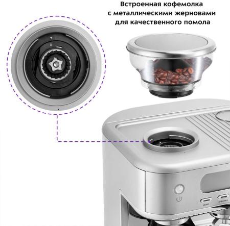 Кофеварки и кофемашины Kitfort KT-7113 Кофеварки и кофемашины Kitfort KT-7113