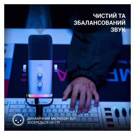 Микрофоны FIFINE TAM8 (белый) [TAM8W]