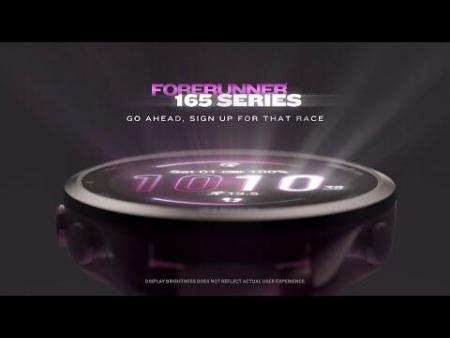 Умные часы и браслеты Garmin Forerunner 165 (черный/сланцево-серый) [010-02863-20]