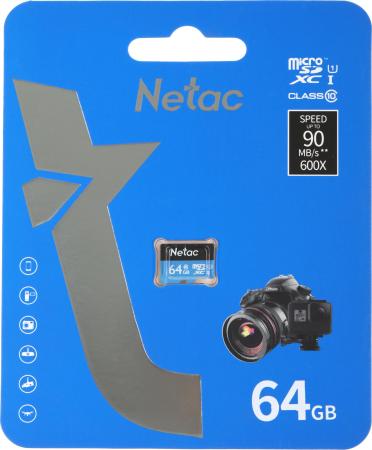 Карты памяти Netac P500 Standard 64GB NT02P500STN-064G-S [NT02P500STN-064G-S]
