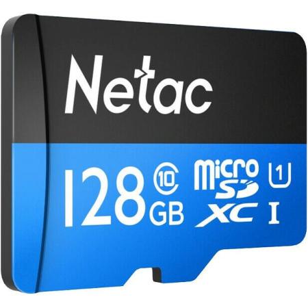 Карты памяти Netac P500 Standard 128GB NT02P500STN-128G-R + адаптер [NT02P500STN-128G-R]