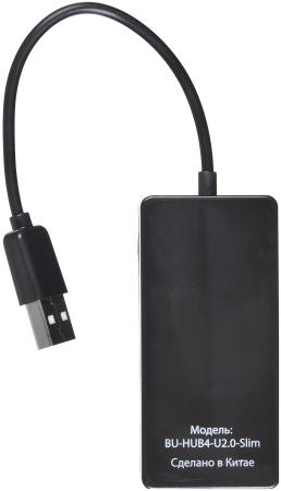 USB-хабы и док-станции Buro BU-HUB4-U2.0-Slim [389734]