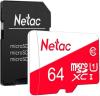 Карты памяти Netac microSDXC NT02P500ECO-064G-R [NT02P500ECO-064G-R]
