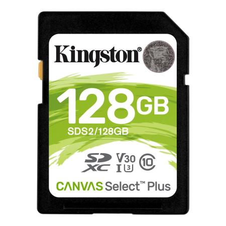 Карты памяти Kingston Canvas Select Plus SDXC 128GB [SDS2/128GB]